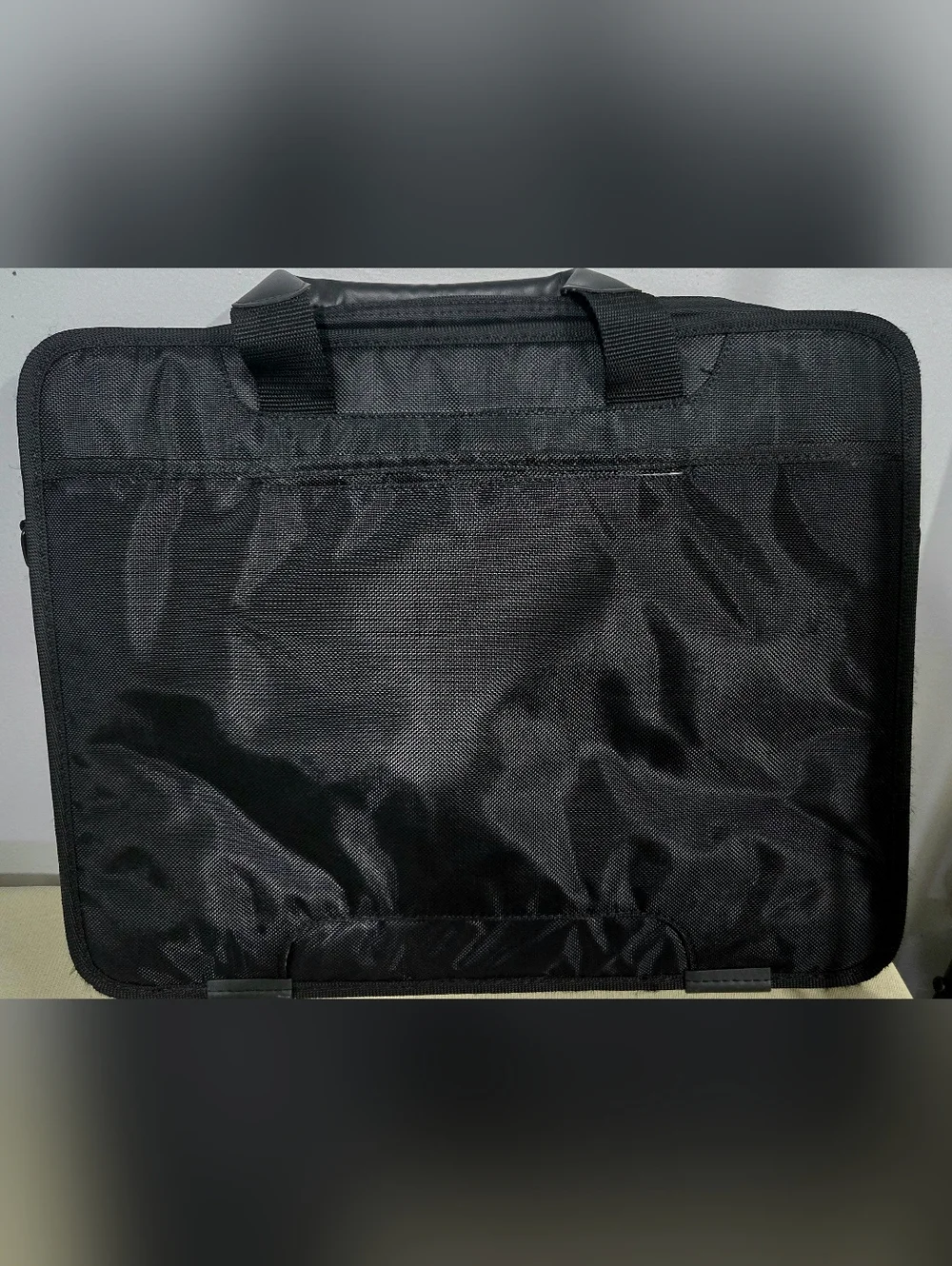 Black Laptop Briefcase for Men - Slim Professional Carry Case - ThinkPad